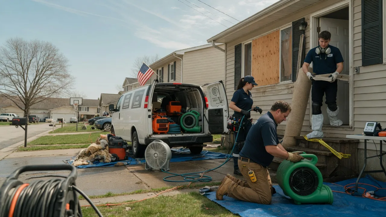 Water Damage Restoration in Central, IN near me